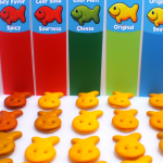 are colored goldfish different flavors