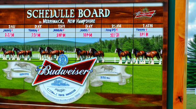 budweiser clydesdales merrimack nh schedule