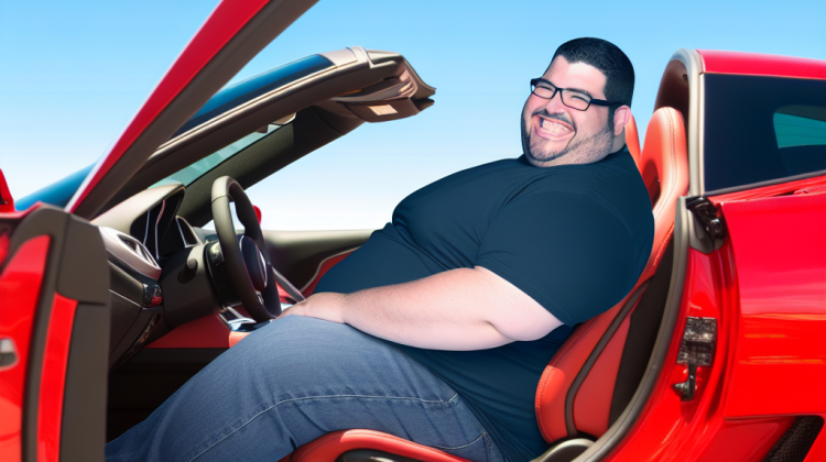 can a fat guy fit in a corvette