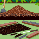 can i put topsoil over wood chips