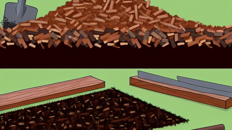 can i put topsoil over wood chips