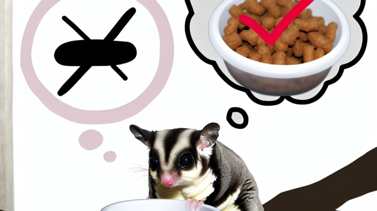 can sugar gliders eat ferret food