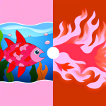 coral vs salmon