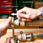 cork borer sharpener how to use