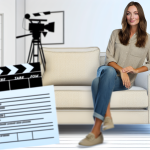 directv commercial actress on couch