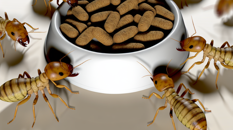 do termites eat dog food