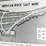 how deep is the american rock salt mine