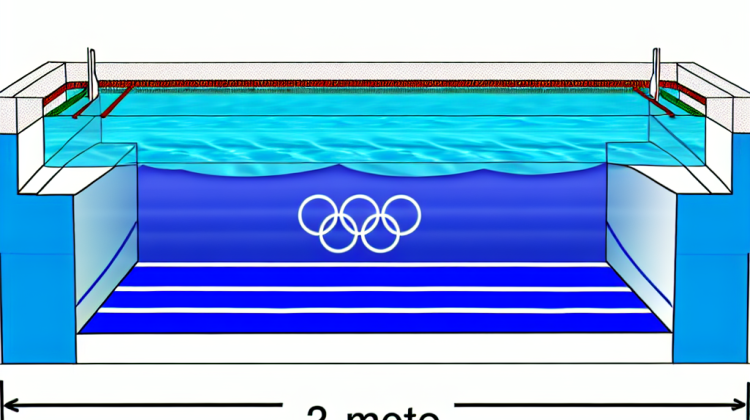 how deep is the olympic water polo pool