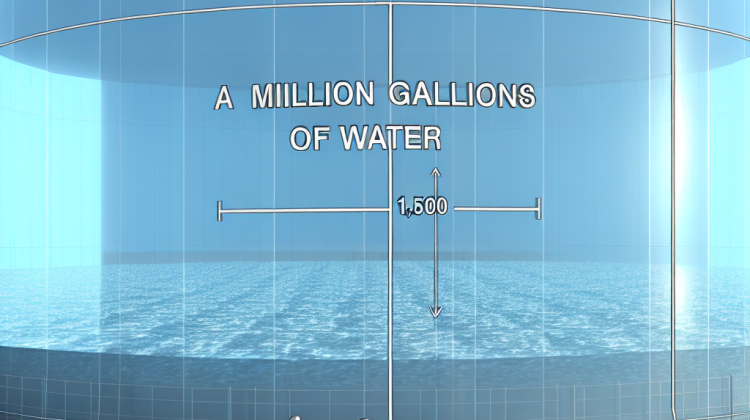 how much is a million gallons of water