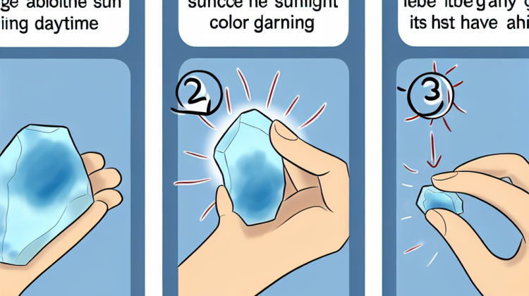 how to charge blue calcite