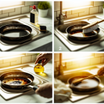 how to clean burnt maple syrup pan