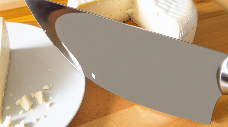 how to cut goat cheese