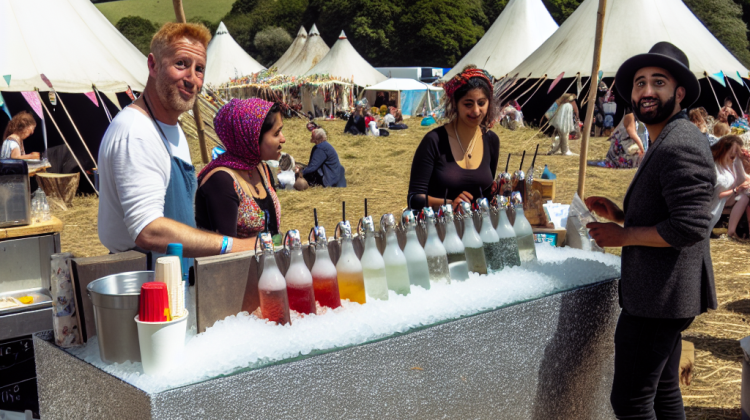 how to keep drinks cold at festival