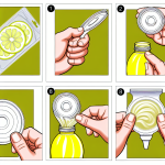 how to open plastic lemon juice