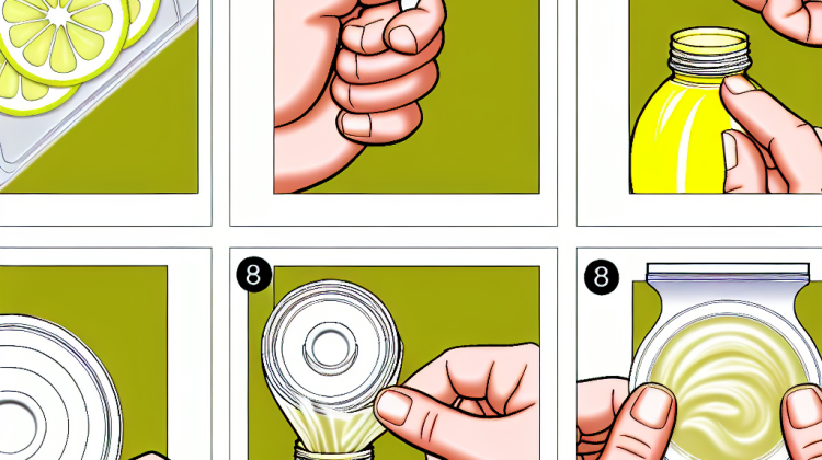 how to open plastic lemon juice