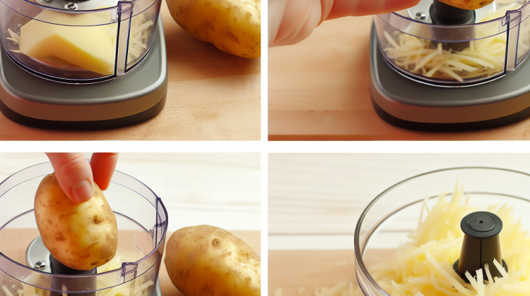 how to shred potatoes with a food processor