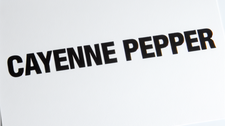 how to spell cayenne pepper