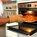 how to take pizza out of oven