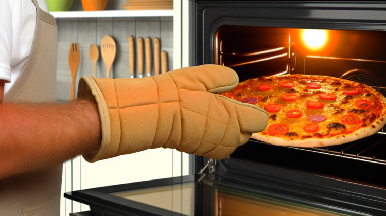 how to take pizza out of oven