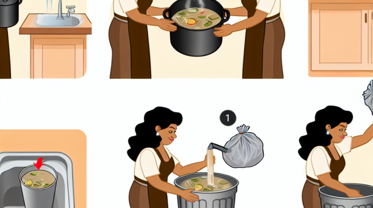 how to throw away soup