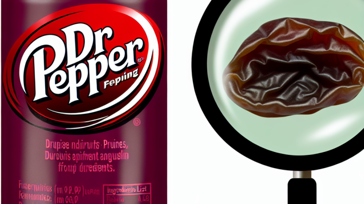 is dr pepper made with prunes