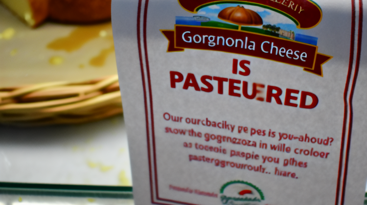 is the gorgonzola cheese at panera pasteurized