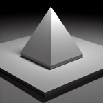 pyramid shape with flat top