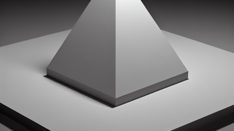 pyramid shape with flat top