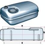 subaru impreza gas tank size