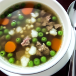 what are the little white things in vegetable beef soup