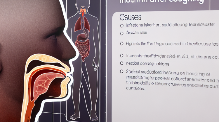 what causes a metallic taste in the mouth after coughing