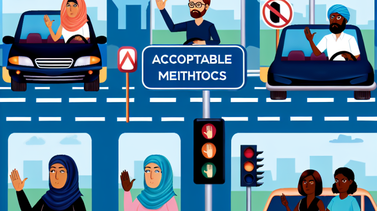 what is an acceptable method of communicating with other motorists