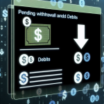 what is pending withdrawals debits 2