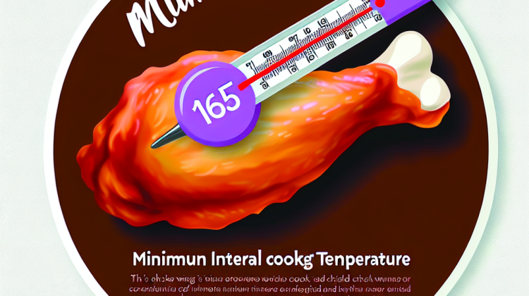 what is the minimum internal cooking temperature for chicken wings