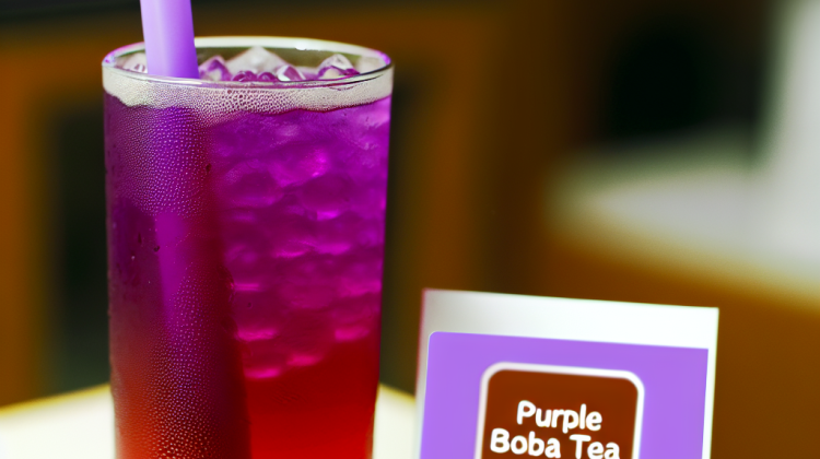 what is the purple boba tea called